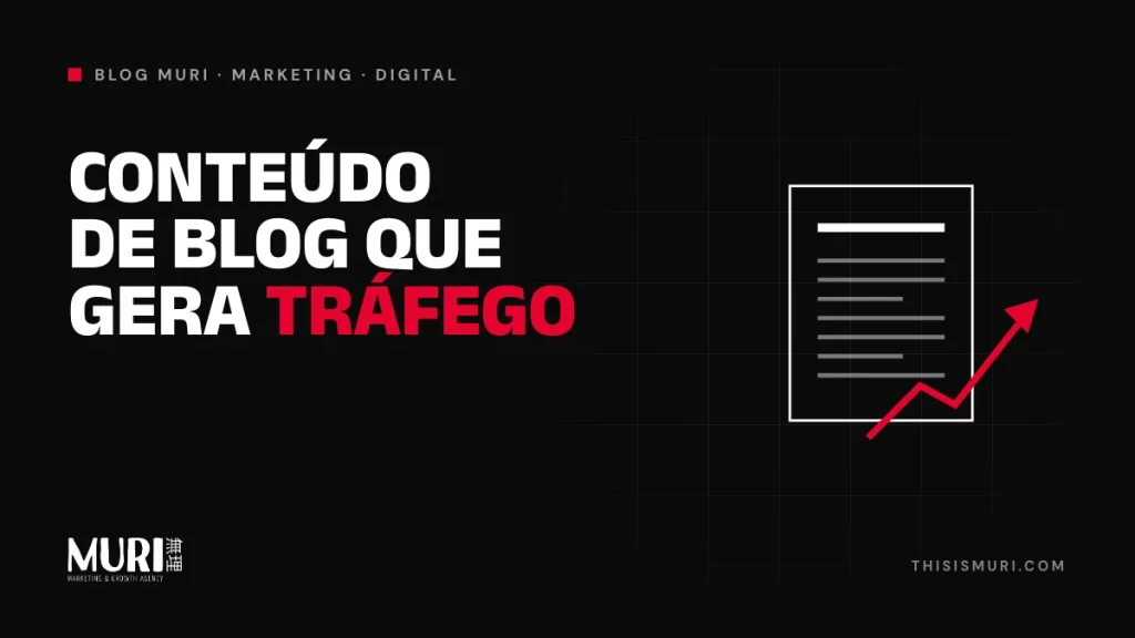 Capa do artigo: conteúdo de blog que gera tráfego